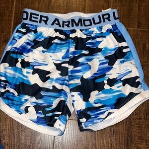 Under Armour Blue Camo Shorts